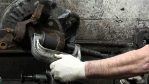 How to replace a ball joint using a ball joint press