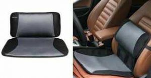 Half-moon lumbar support cushion/car seat