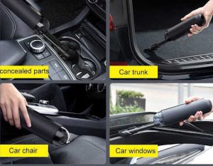How to use a portable car vacuum cleaner?