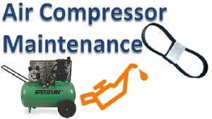 Maintenance of an air compressor