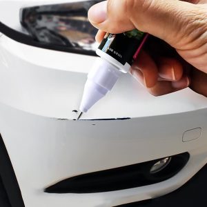 How to remove deep scratches on a white car