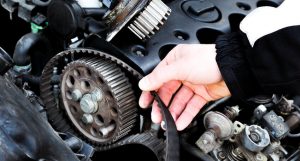 What causes the timing belt to break