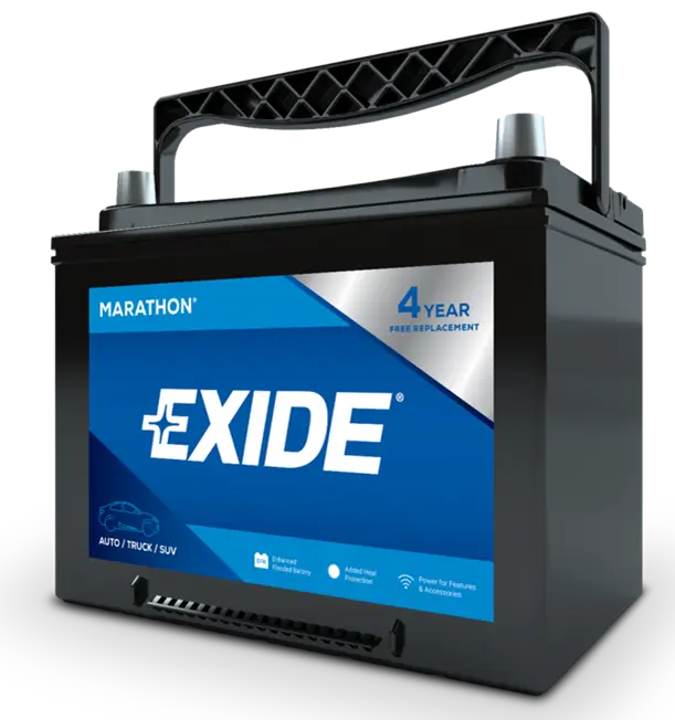 the Exide Marathon EFB battery