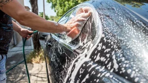 How to wash your black car to protect its shine.