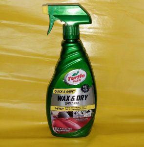 Spray wax