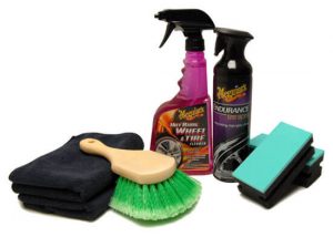 wheel and tire cleaning kit